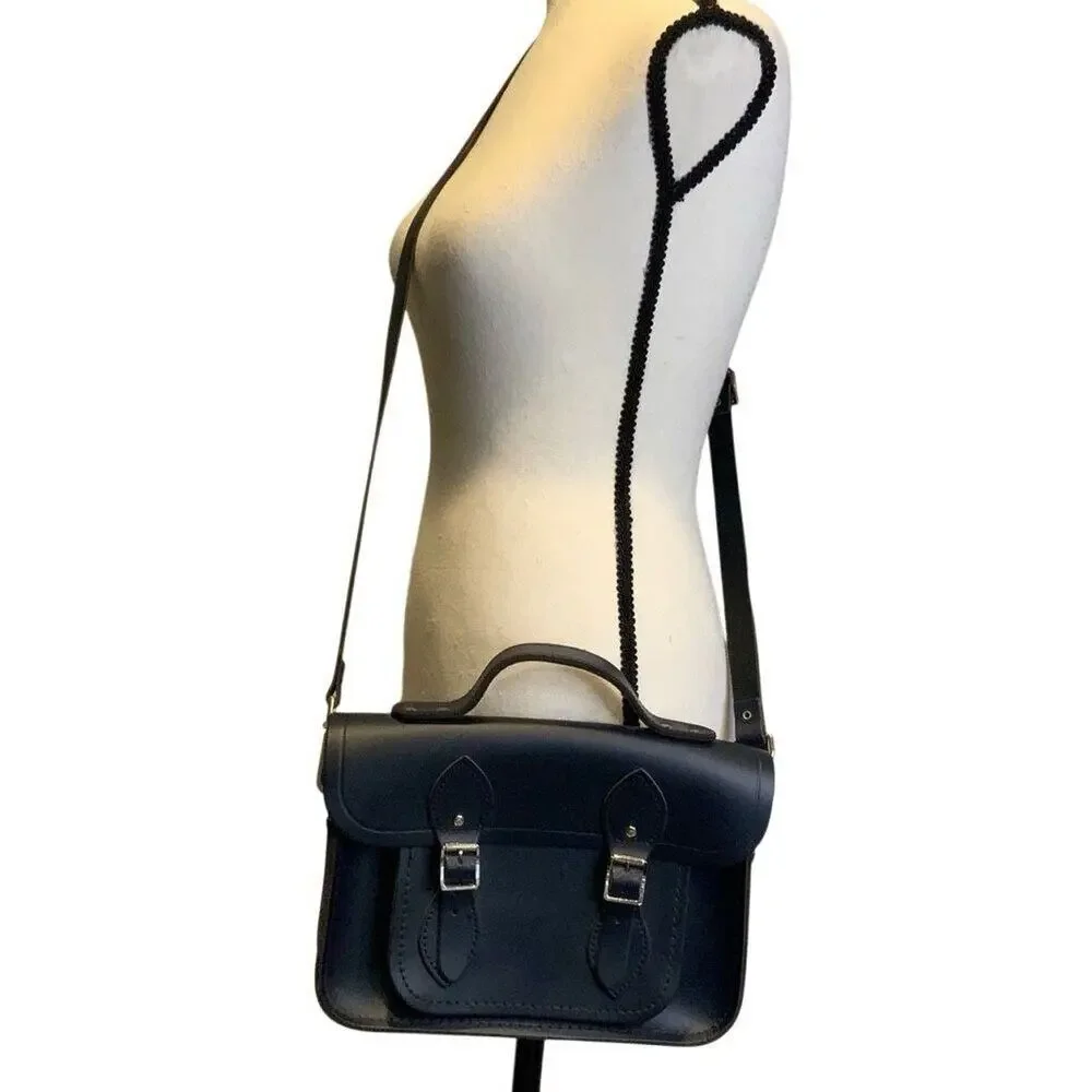 Cambridge Satchel Company 11 inch Batchel Navy